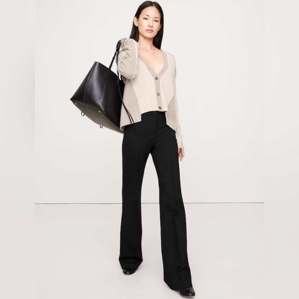 NWT Banana Republic Bootcut Everywhere Black Ponte Pant Sz XS/P (#826942)